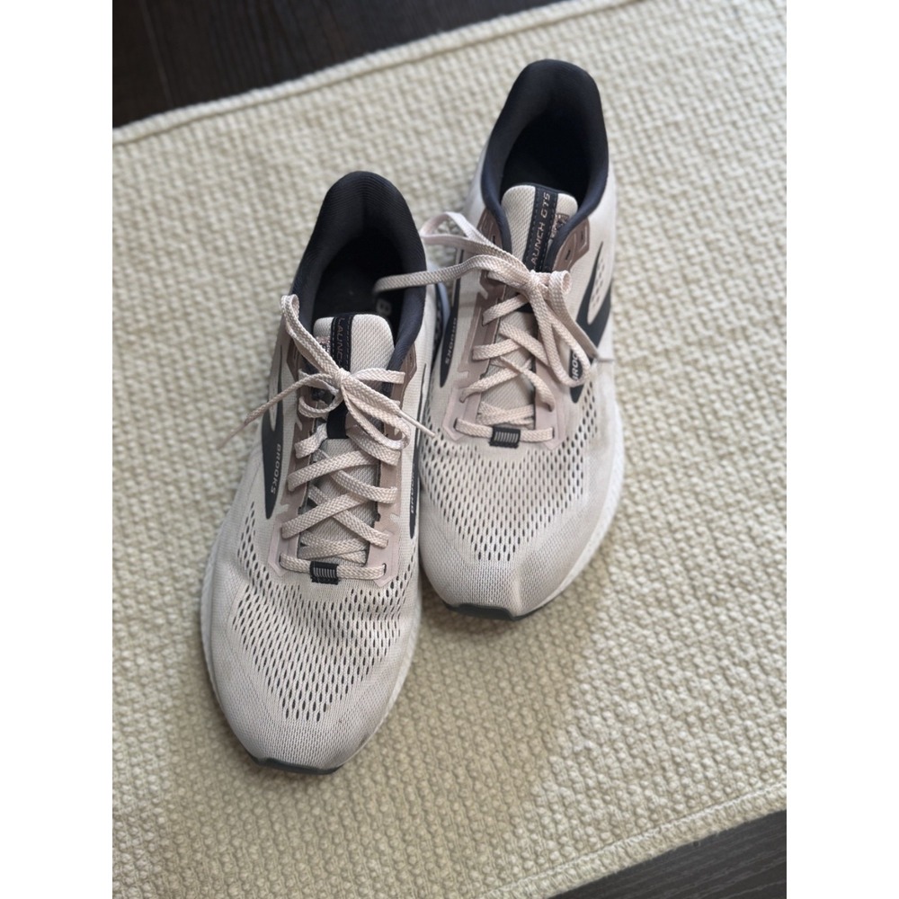Brooks Launch GTS 8 Women Running Shoes Size 11 Wide Pink Grey 1203461D653